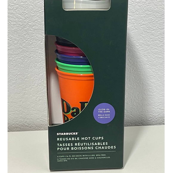 Starbucks Other - Starbucks Halloween Glow in the Dark Cup Set